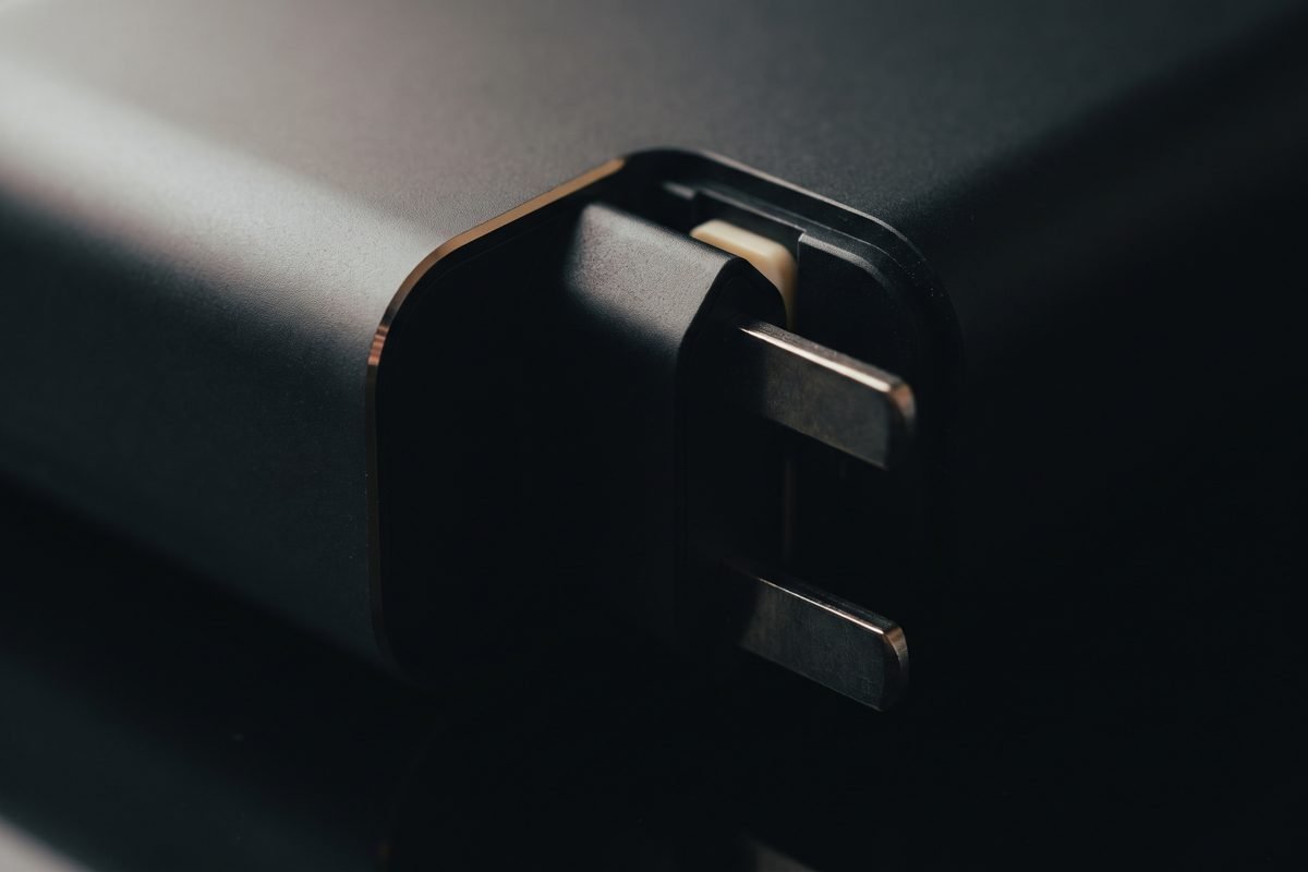 Folding pin mechanism, macro detail render