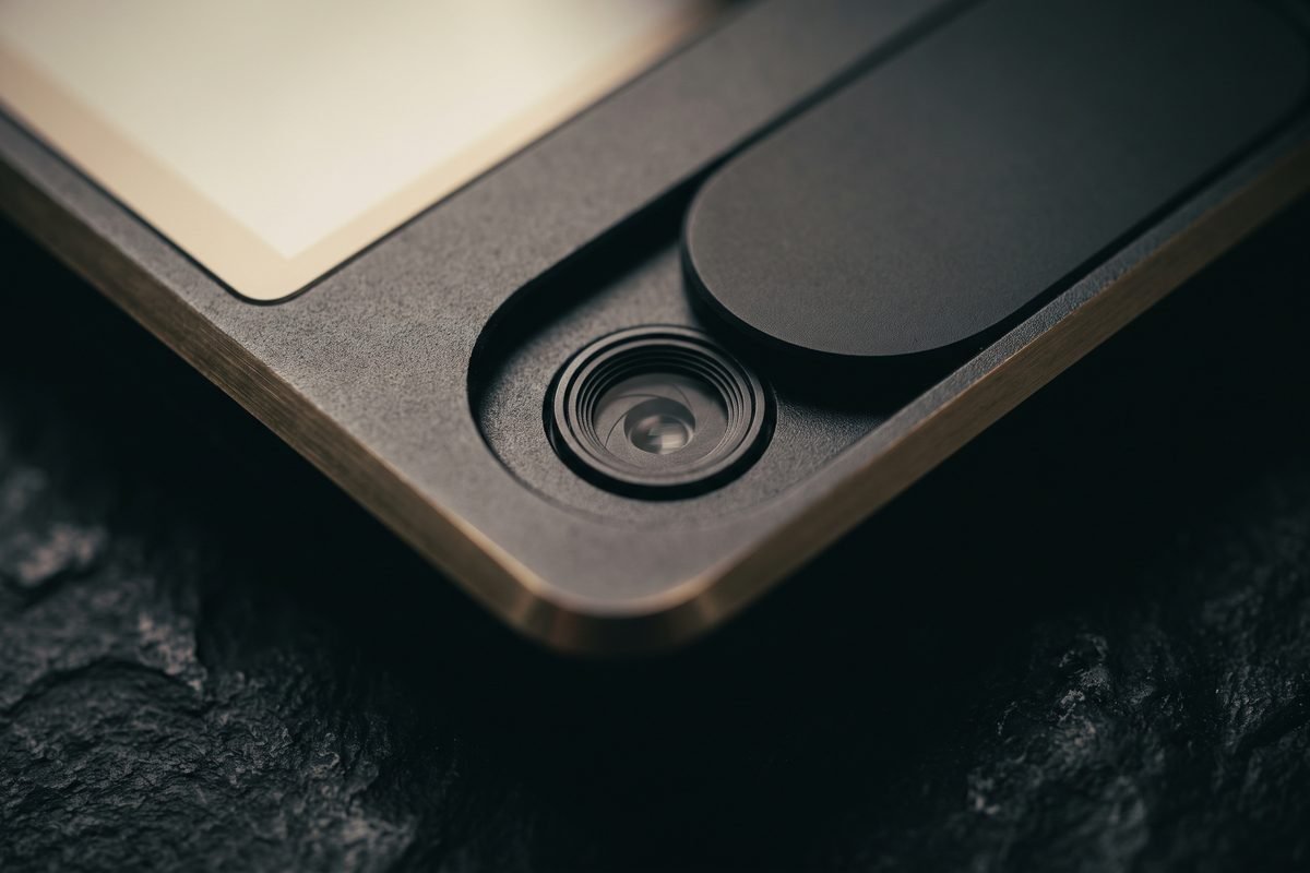 Sensor lens aperture, macro detail render