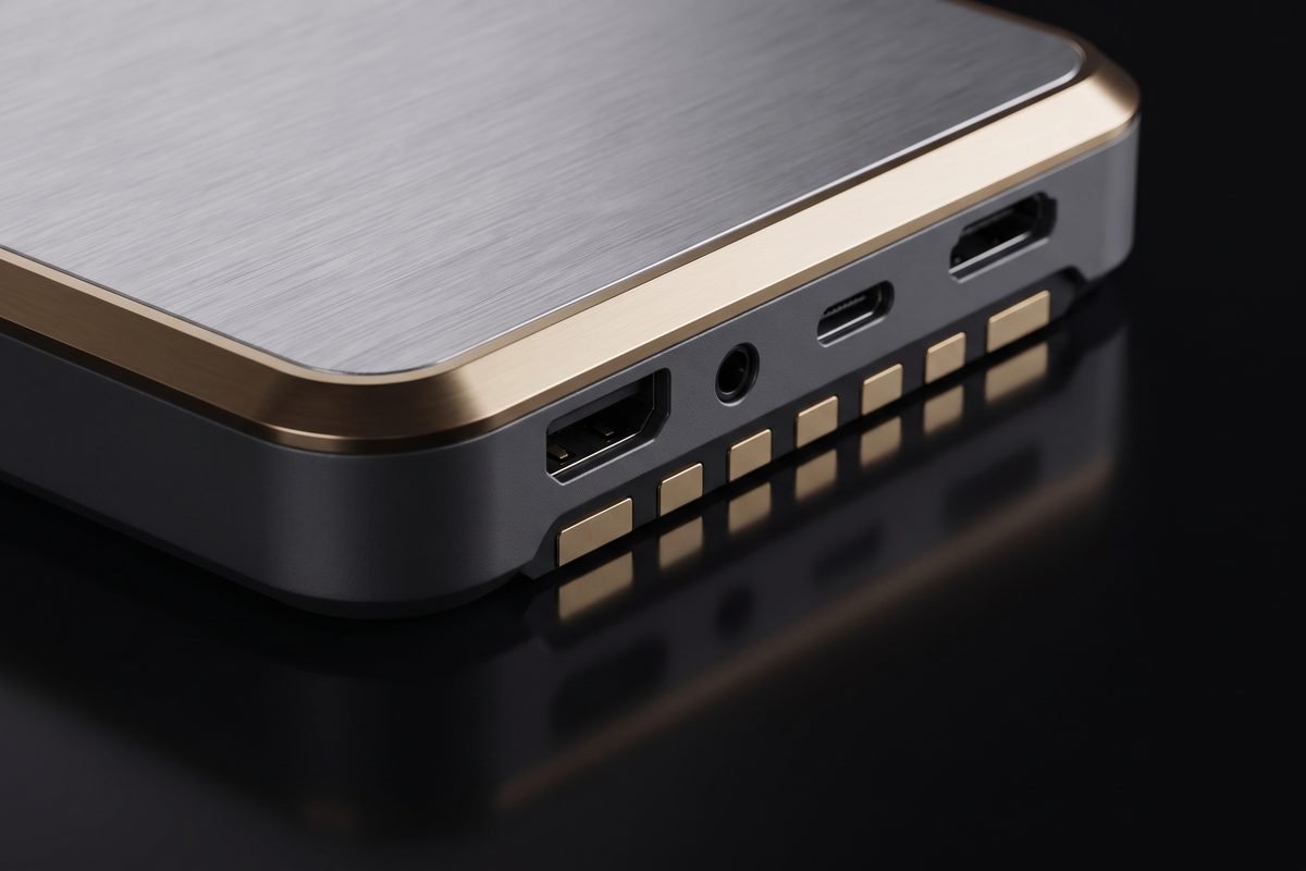 Rear port cluster, macro detail render