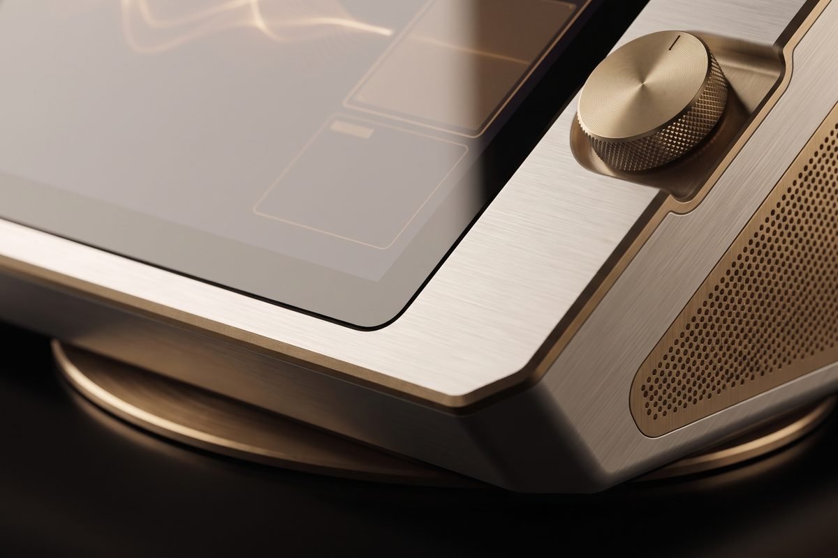 Display edge and bezel, macro detail render