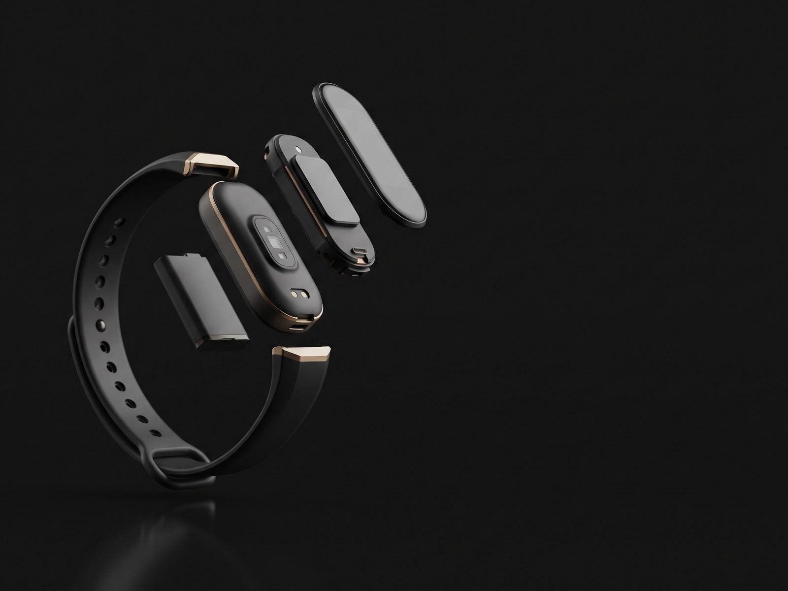 Wearables, exploded design render